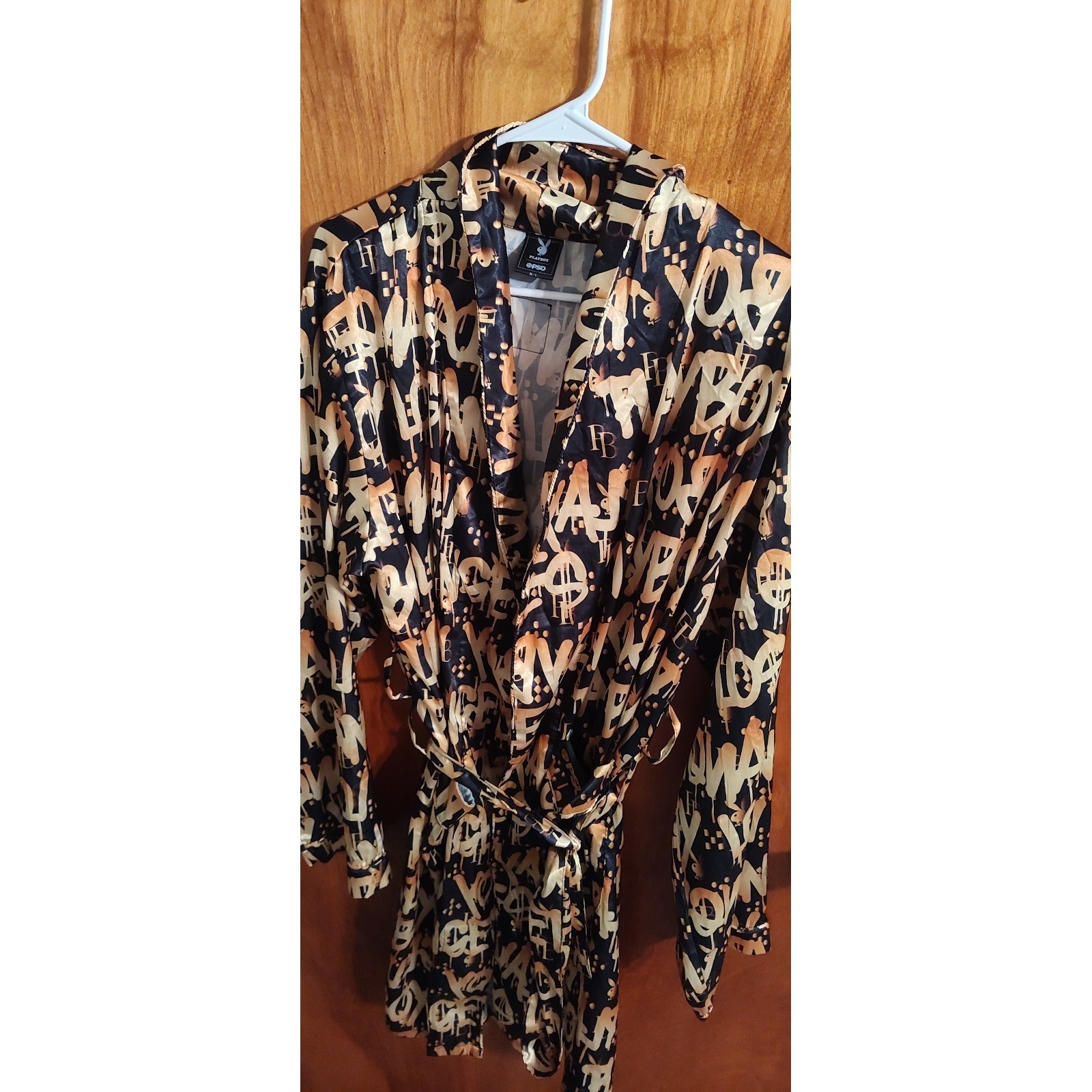 PSD playboy graffiti silky robe. Unisex size m/l RARE