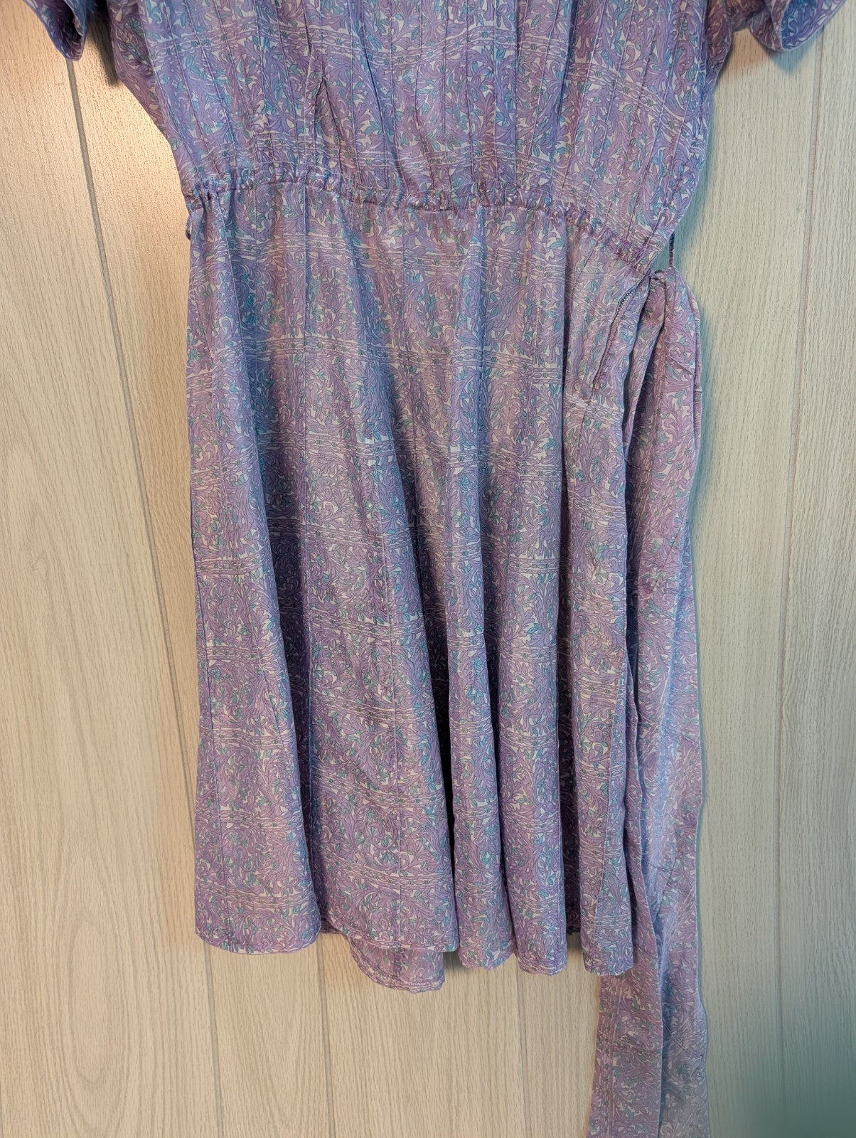 Vintage 50’s-60’s Caldwell Casuals Floral Dress Women’s 100% Bemberg Rayon Yarn