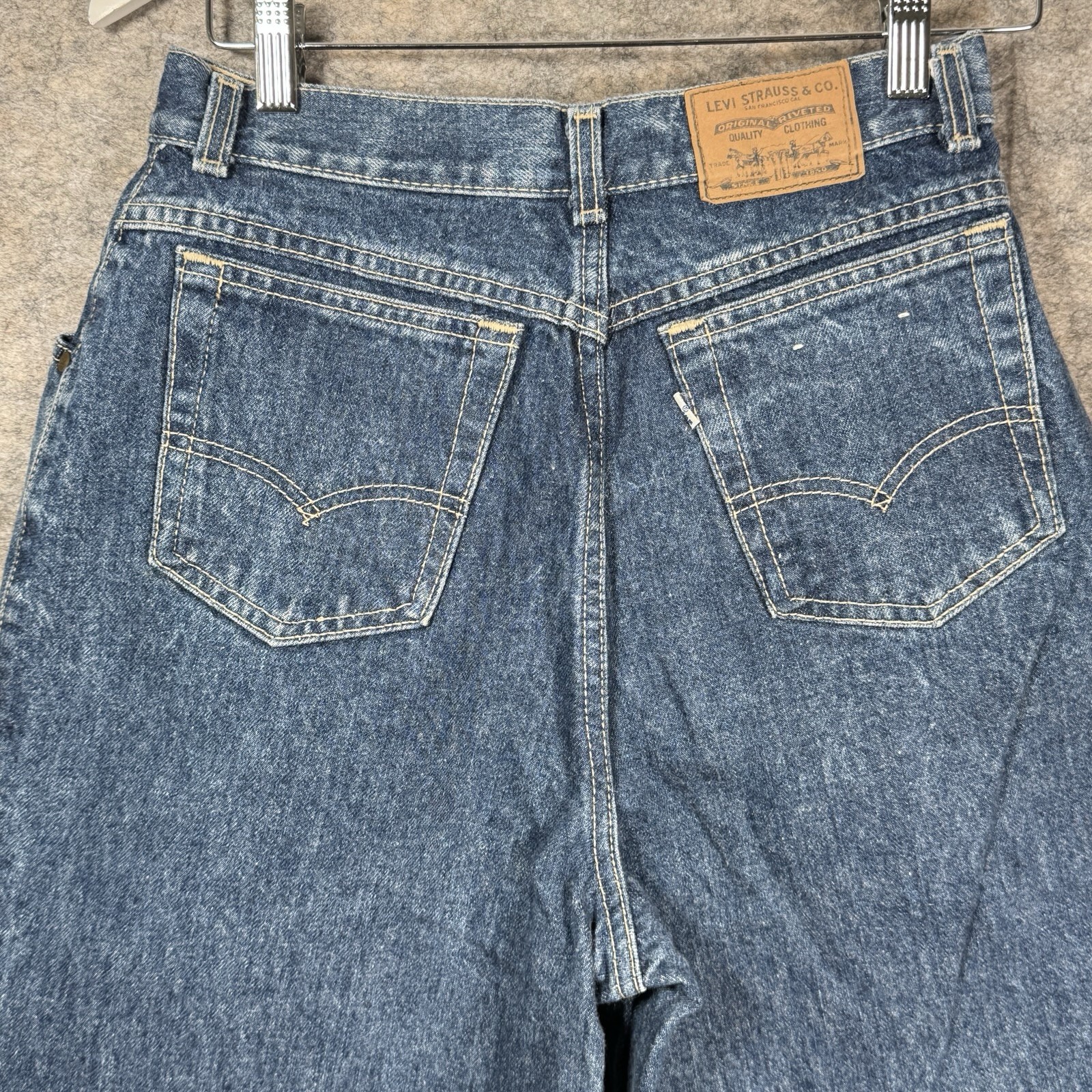 Vintage 90s Womens Levis Jeans Size 10 26×30 Relaxed Fit Tapered Leg Made In Usa