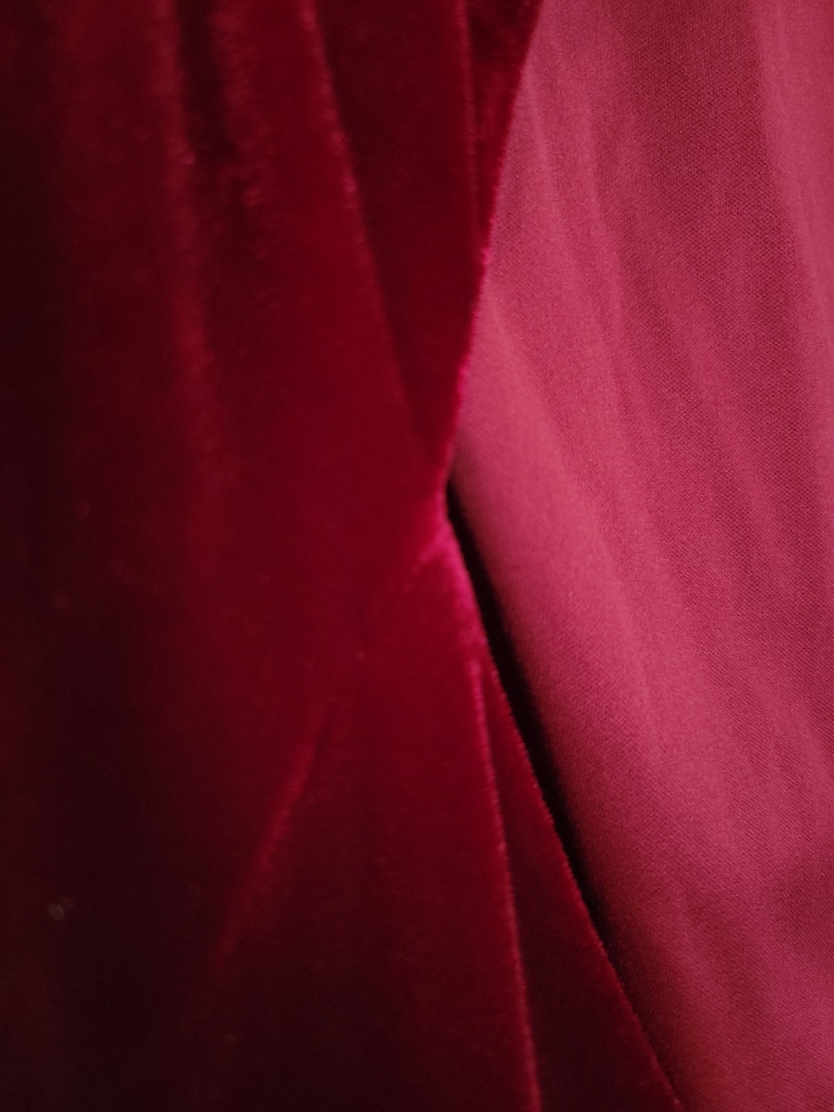 Vintage Dark Red Velvet Maxi Dress Keyhole Boatneck 90s Y2K Size 6 READ