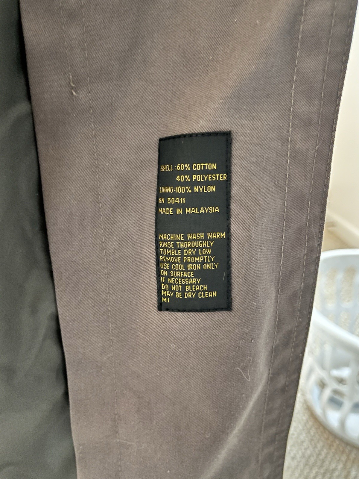 Fleet Street Brown Vintage 1990s Women’s Trench Size 8