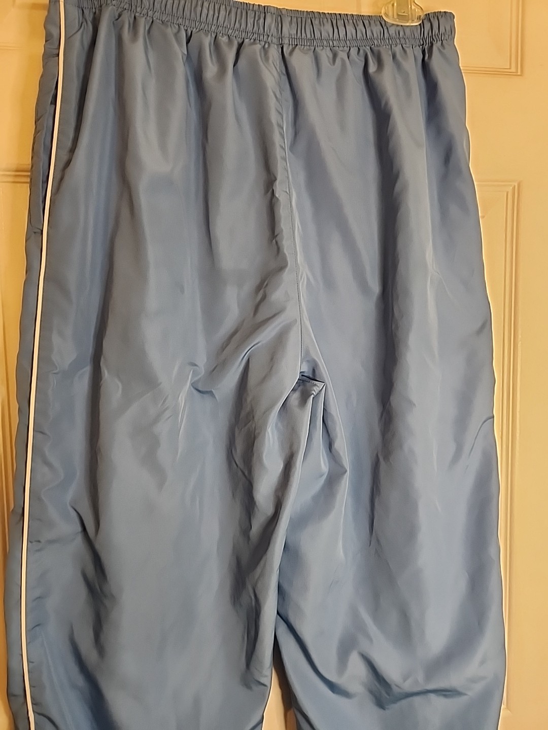 VINTAGE Classic Elements Windbreaker Pants M 10/12 Medium Track Blue y2K 90s