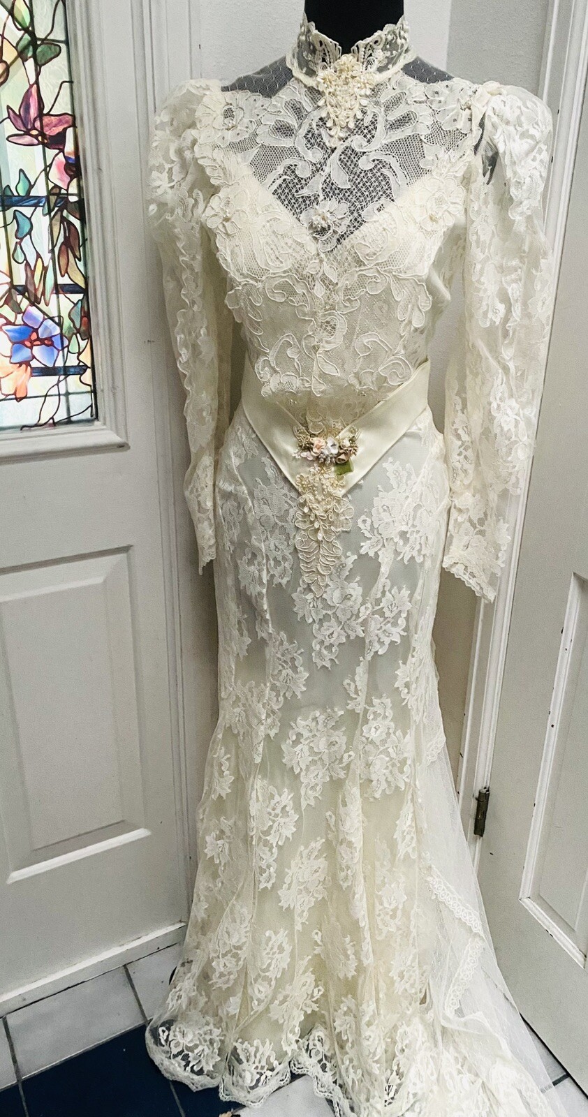 New WT 1970’s Susan Lane’s Country Elegance Victorian Wedding Dress 8