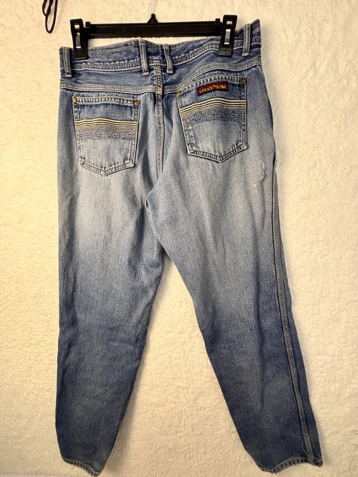 Vintage 80s/90s Lucky Star, True Taper, Patchwork Women ‘s Jeans- 30×27.