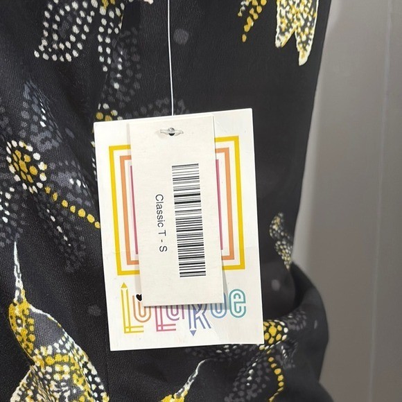 Floral Black and Yellow Women’s Top