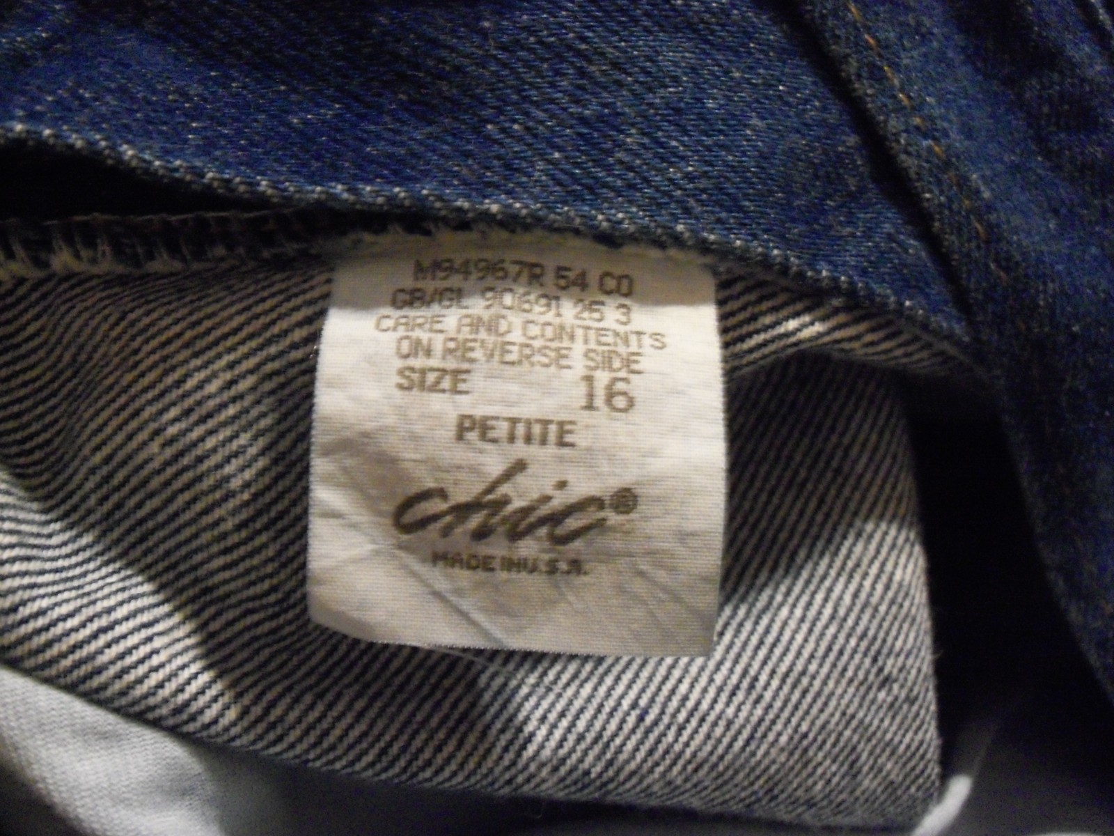 Size 16 Petite Vintage Chic Jeans High Waist Mom Jeans 32 waist 28 inseam