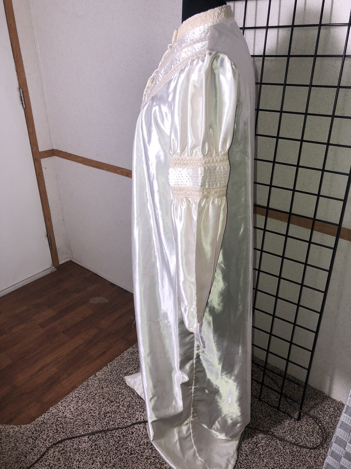 Vintage Lise Stevens Silk-like Size M Victorian Style Long Gown
