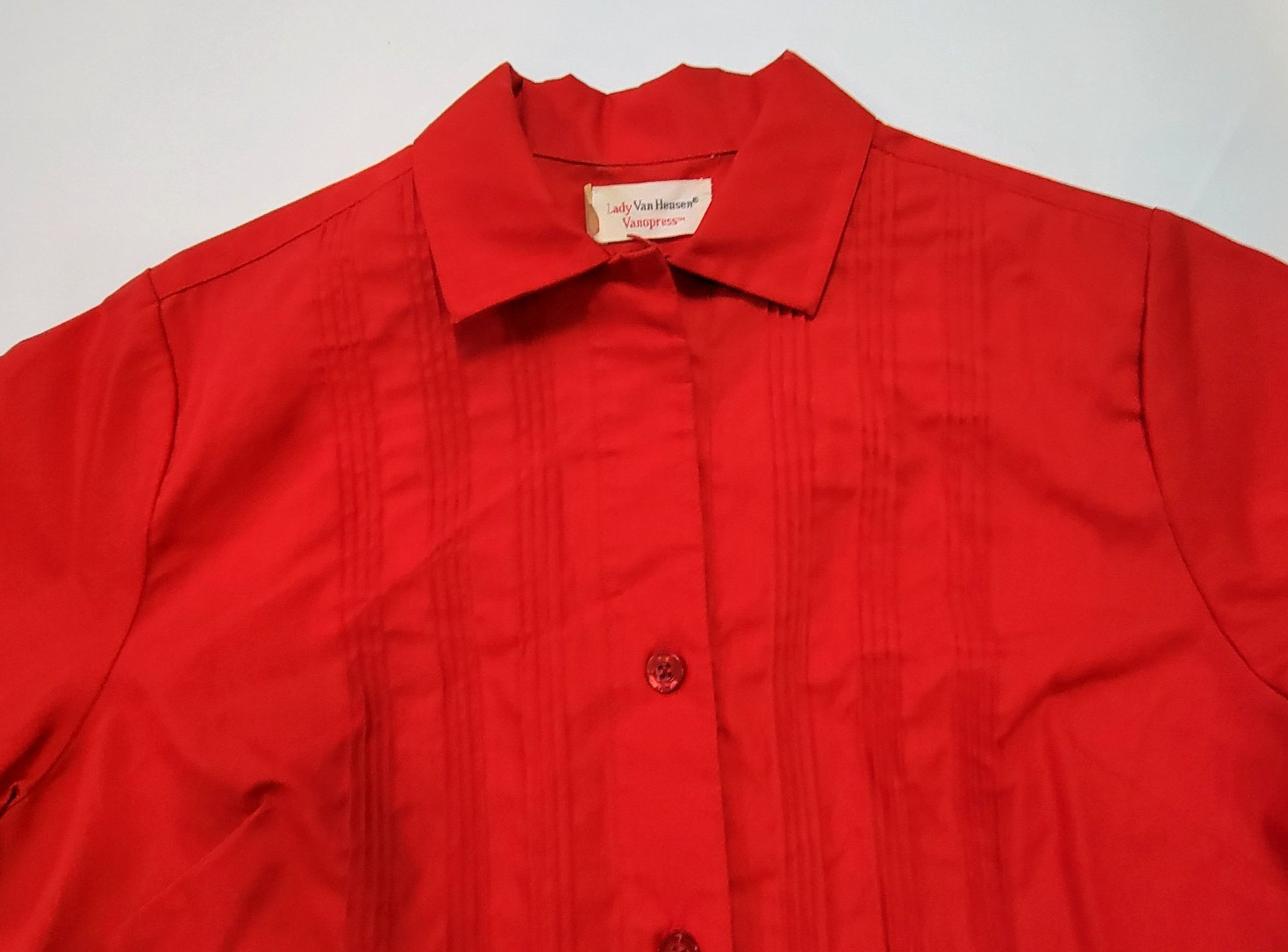 Vintage 1950’s Lady Van Heusen Vanopress Shirt Dress/ House Dress Size 12