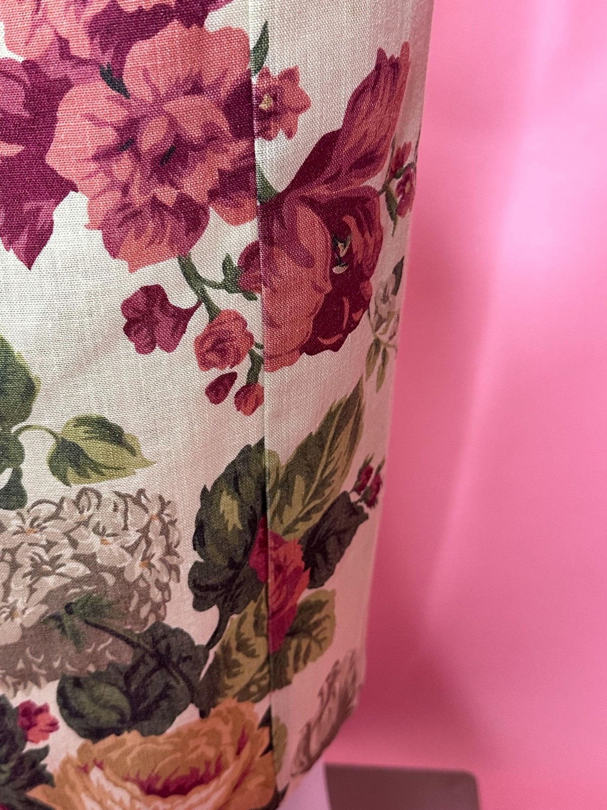 1990s RAMPAGE Floral Printed CABBAGE ROSE Print Bouquet Wiggle Maxi Dress. Small