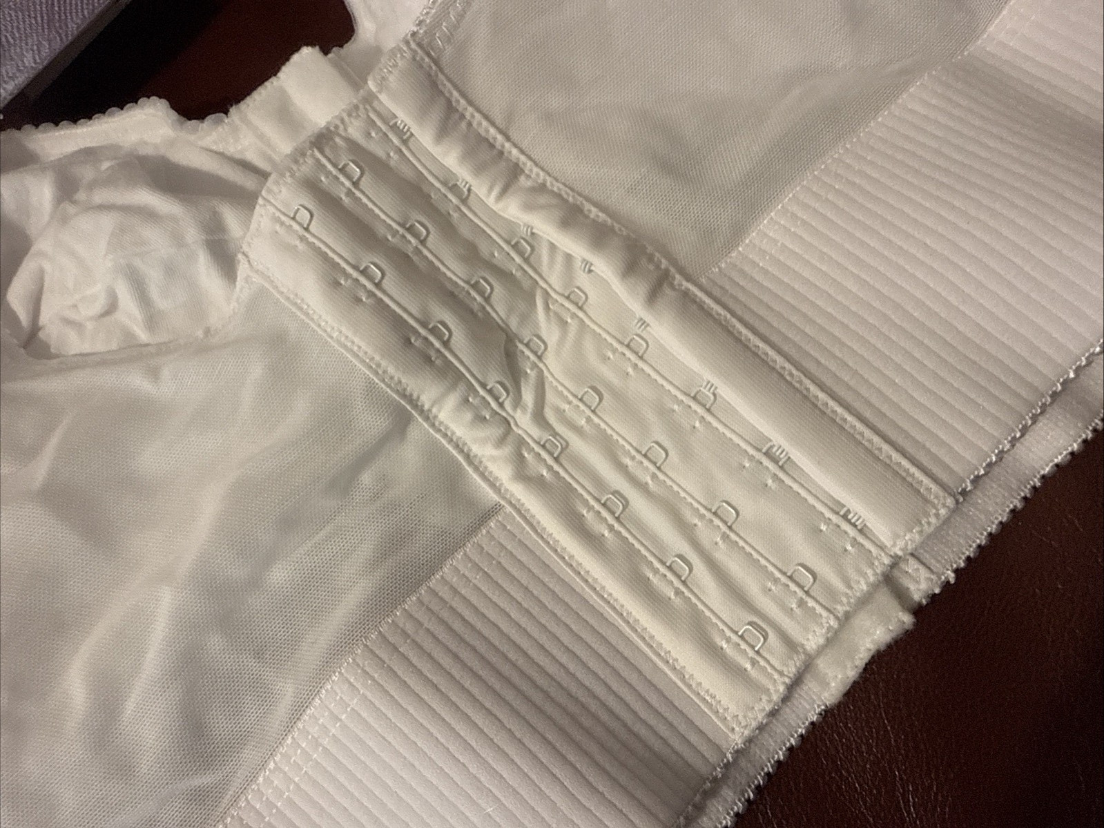 NEW Jodee Surgical Style 1805 Post Mastectomy Bra WHITE w/Pockets USA-MADE 44B
