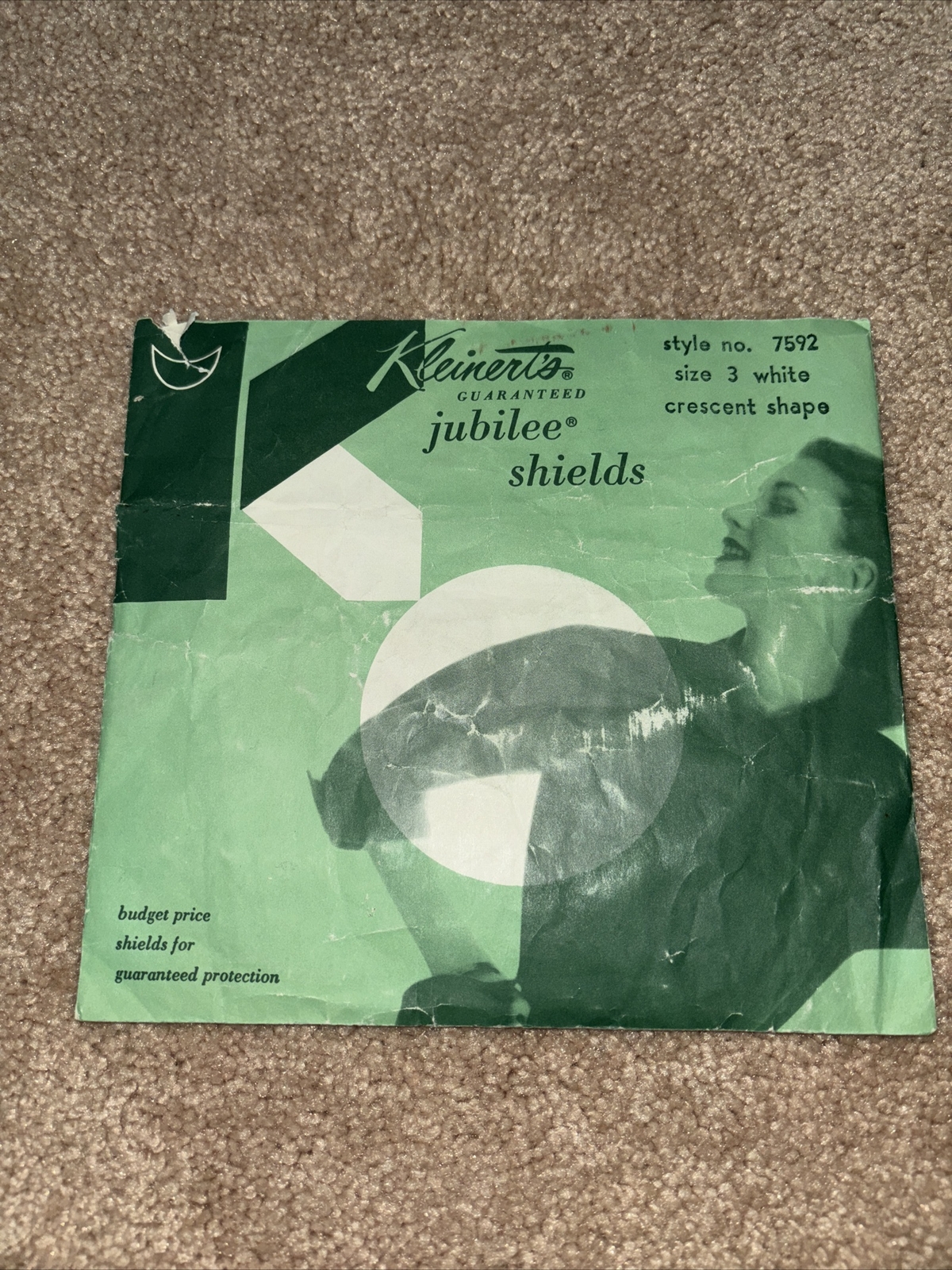 Vintage Kleinert’s Dress Jubilee Shields Size 3 Style 7592 Original Package