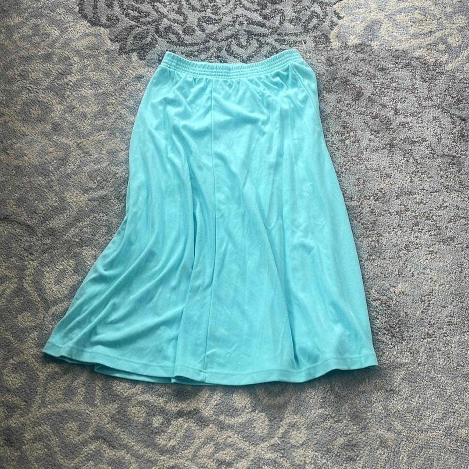 Lacey Afternoon by Shell Kepler Vintage Two Piece Lace Sweater Skirt Set Large