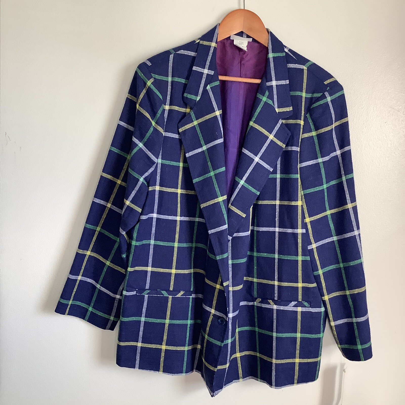Vintage Cos Cob Blazer Women’s Size 1960s 1970s Secretary Look Size 44 NWT