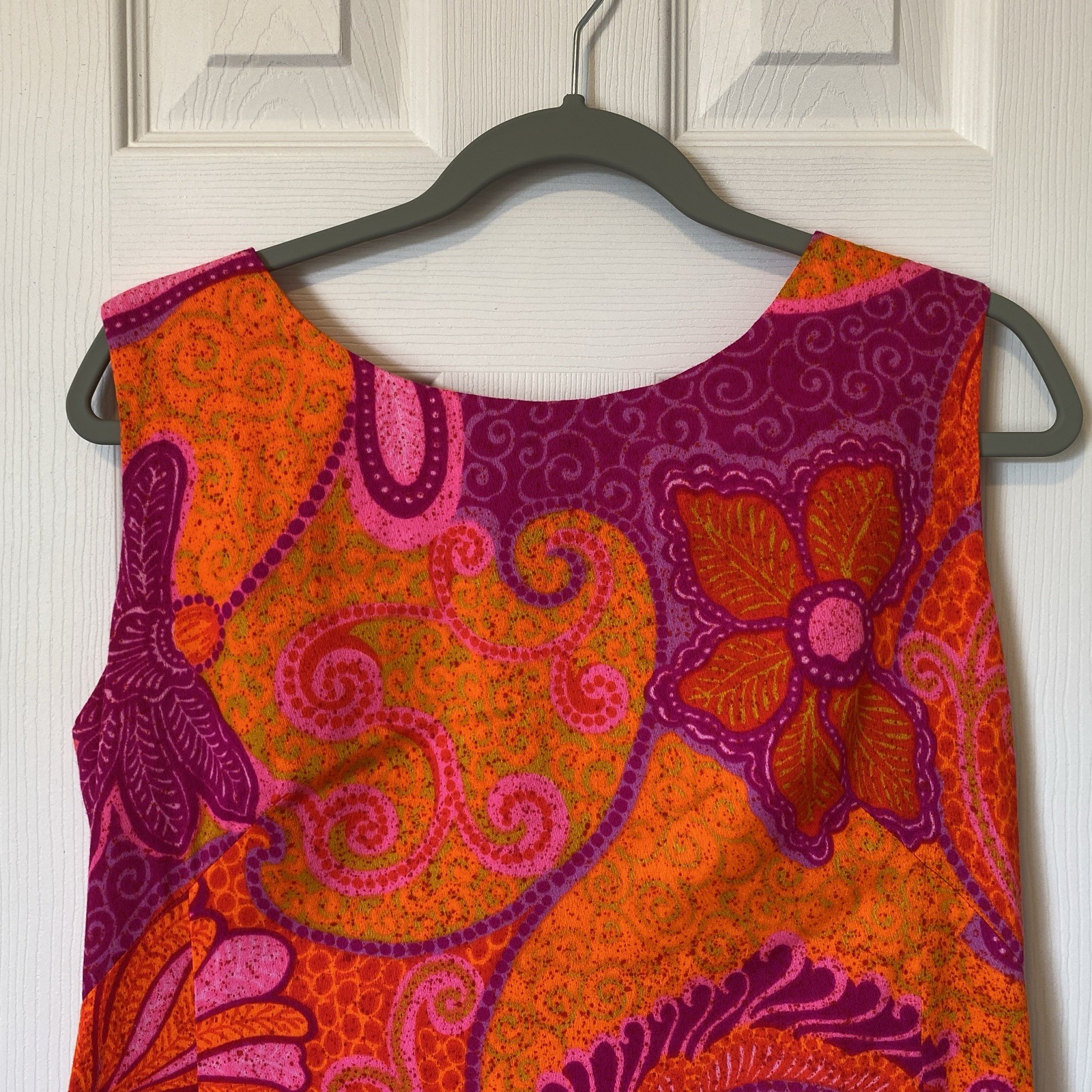 Vintage JC Penneys Hawaii Vibrant Floral Maxi Dress Women’s