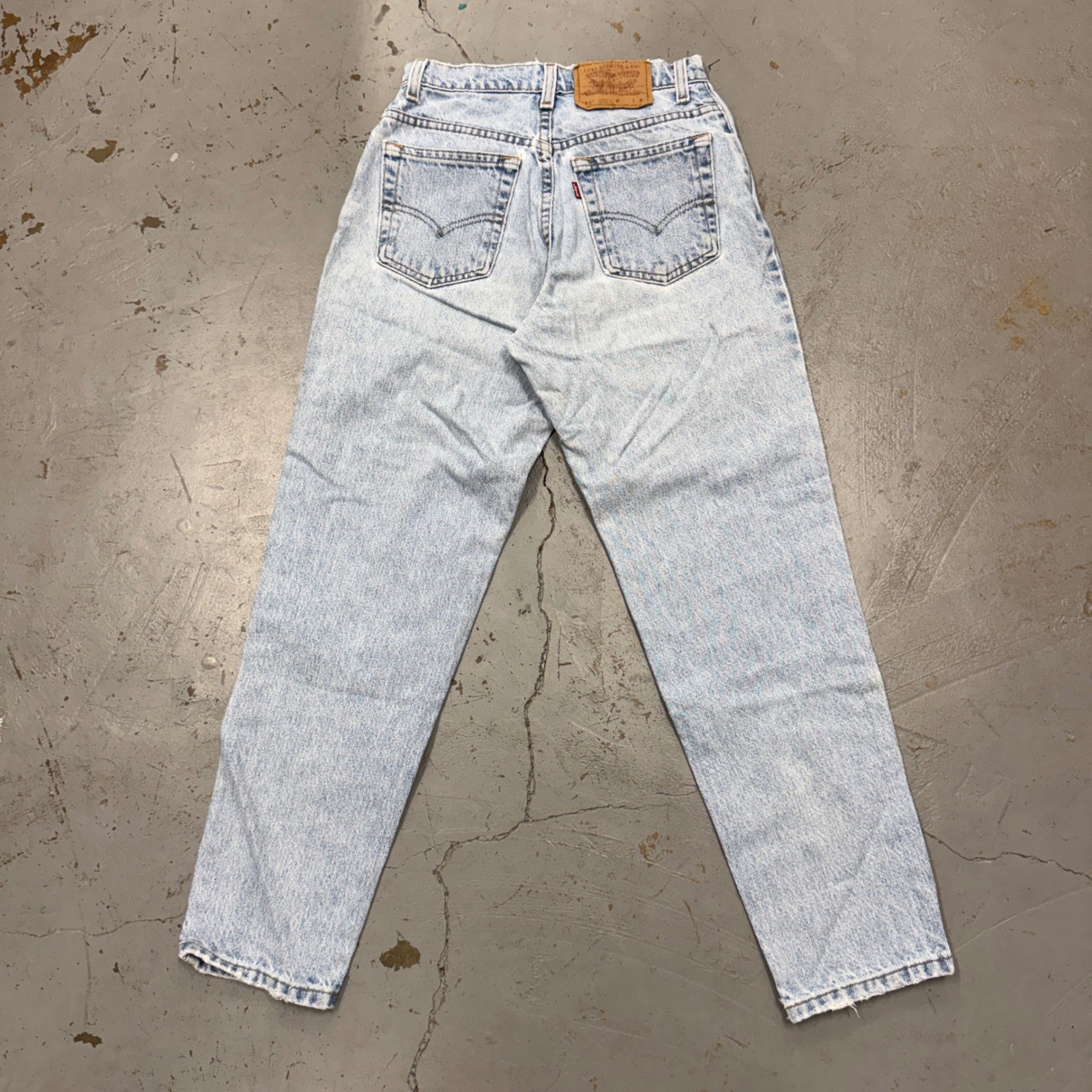 Vintage Levi’s 551 Jeans Light Wash High Rise Women’s Vintage USA Made 24 x 27