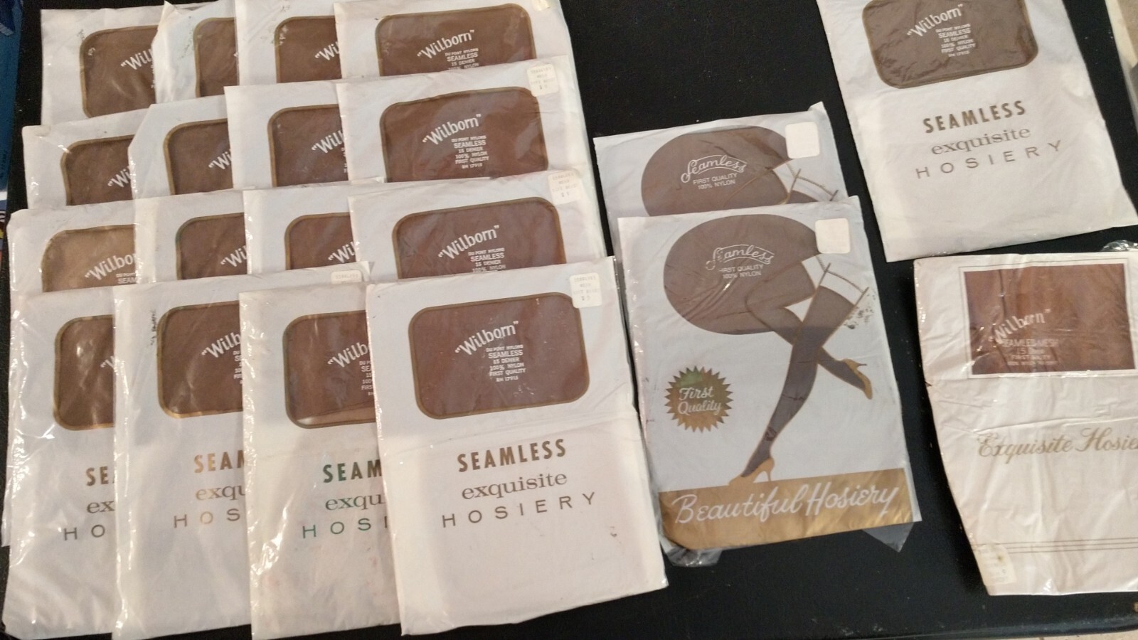 Vintage Wilborn Nylon Seamless Stockings, Hosiery Size 8.5-9.5NIP 20 Available