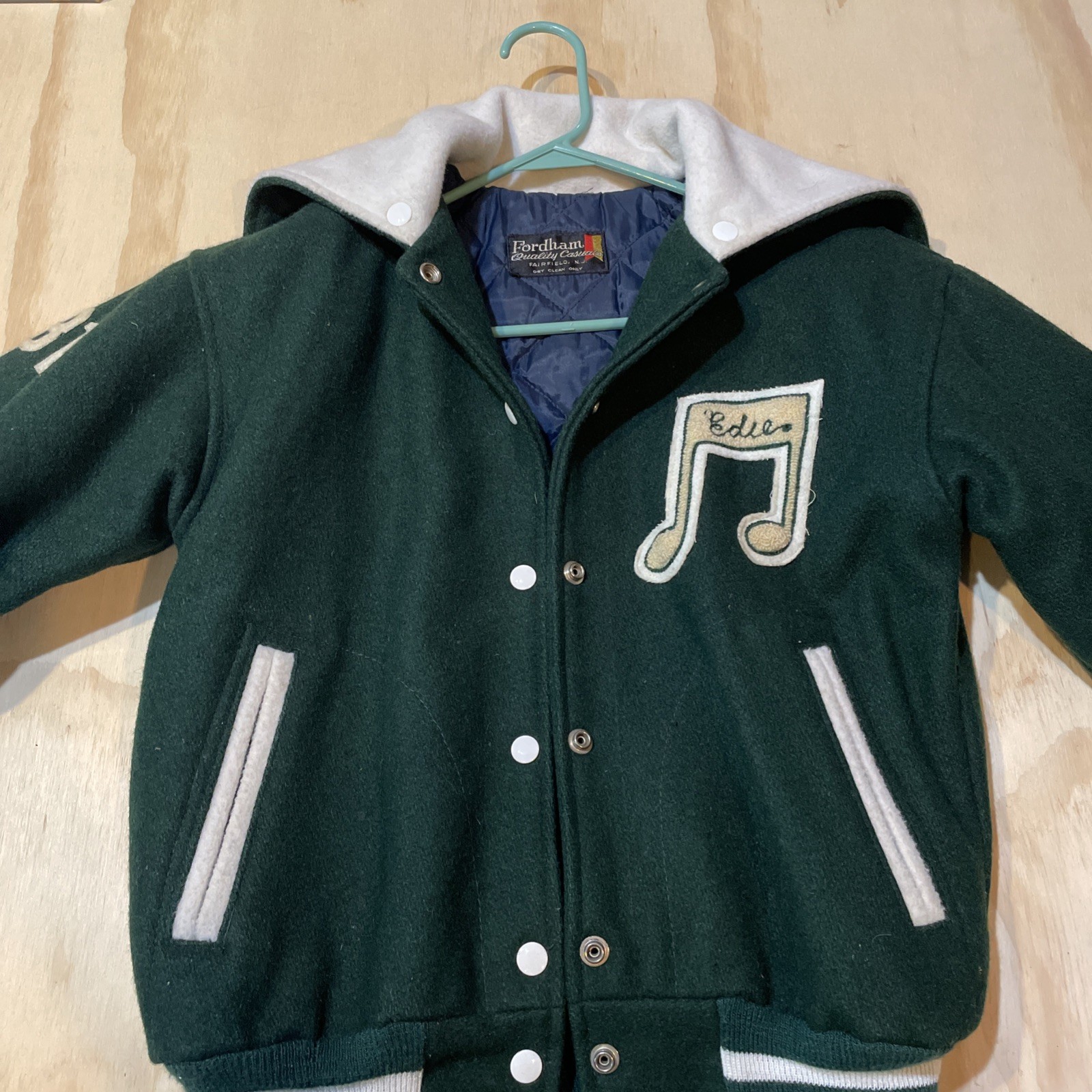 Vintage 1980s Fordham Varsity Chorus Jacket Unsure Size Excellent Condition