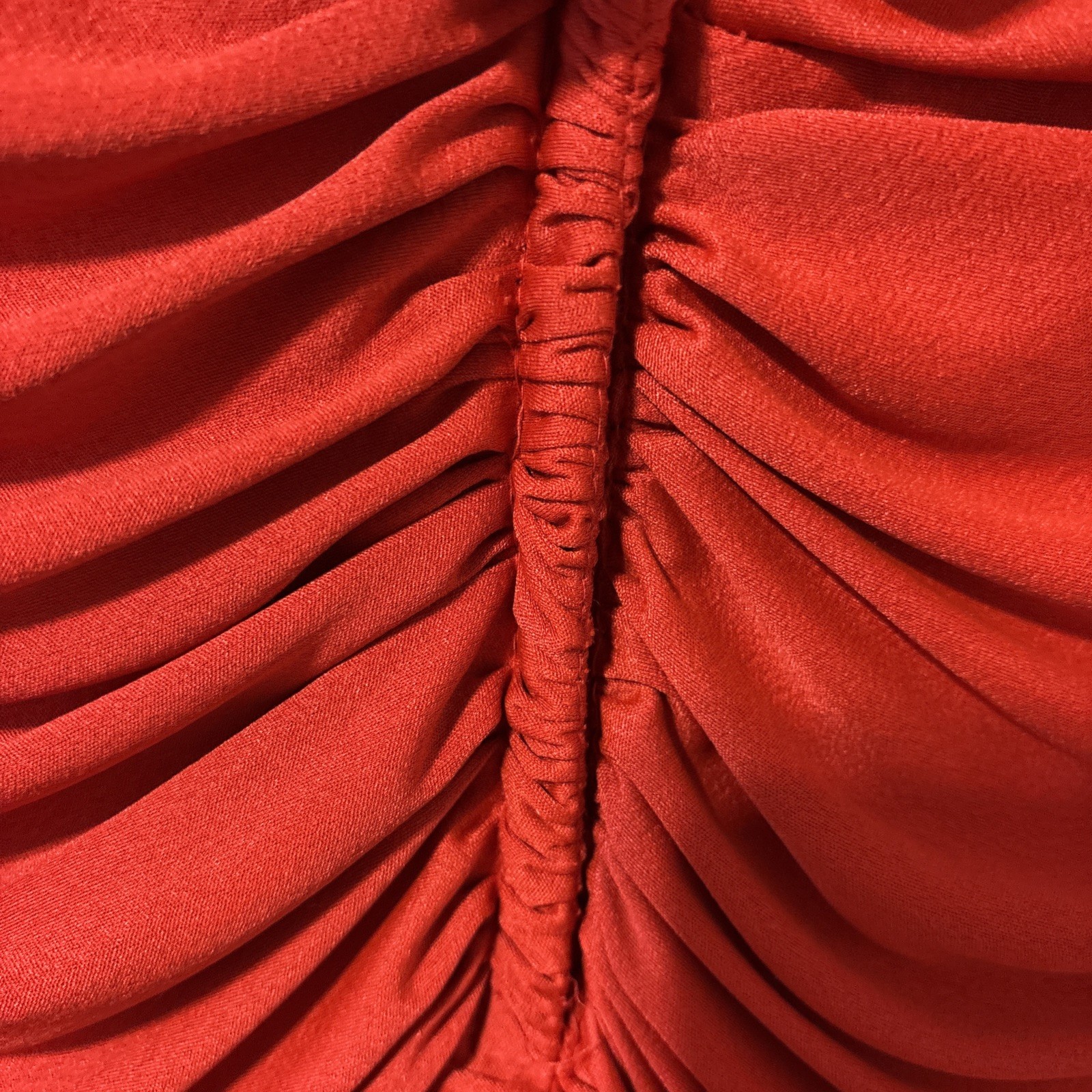 Rare Vintage Claralura Original Circa 1980’s Red Dress Size 12 Small Flaw