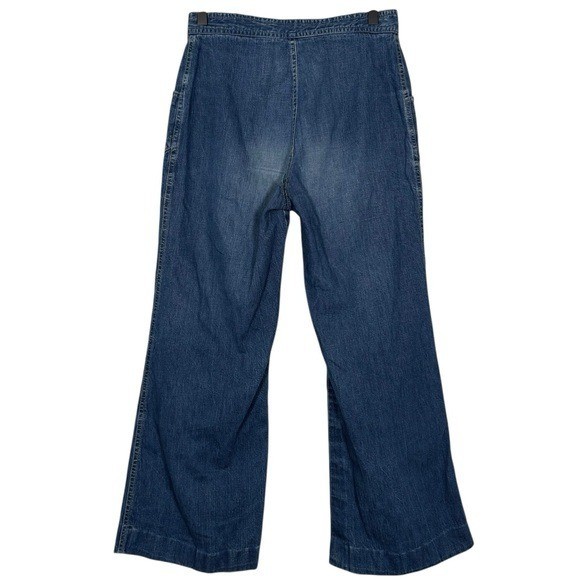 Tomboy Of California 27” Waist Vintage 70s Wide Leg Jeans Medium Wash Rare