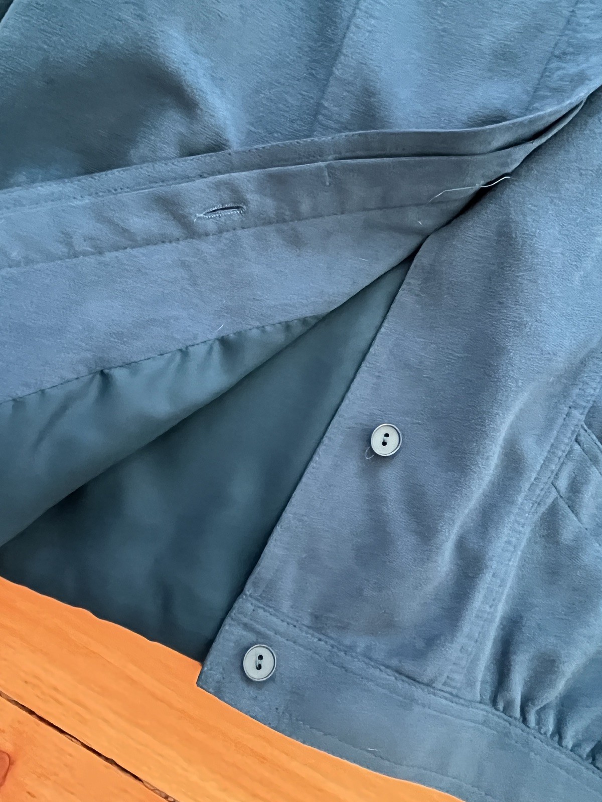 Vintage Faux Suede Teal 80’s/90’s Jacket Made in West Germany