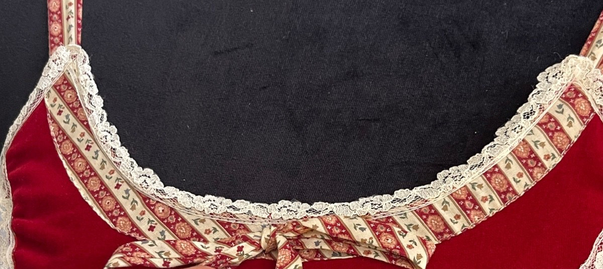 Vintage 70s Gunne Sax Red Calico Floral Sundress Velvet Corset Prairie Dress