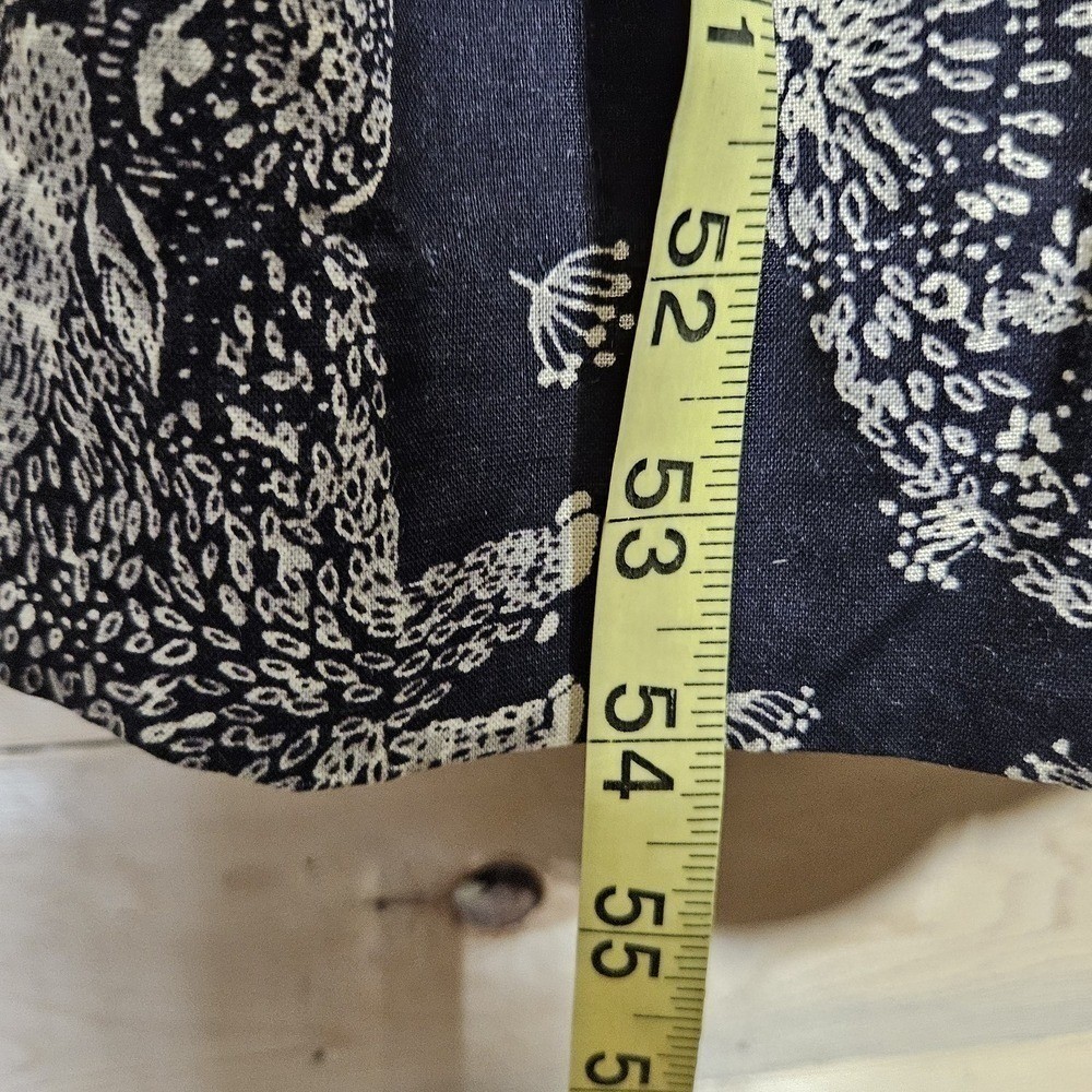 Vintage PJ Walsh New York Animal Print Maxi Shirt Dress ILGWU Black White Small