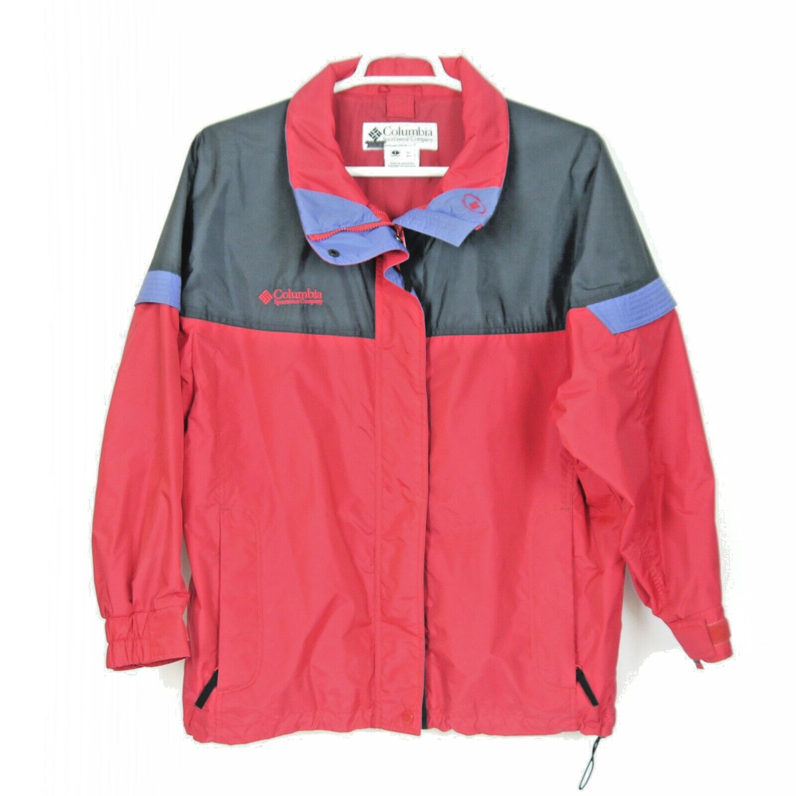 VTG Columbia Coat Womens Large Bugaboo Zip Jacket Vintage Tri Color Vintage