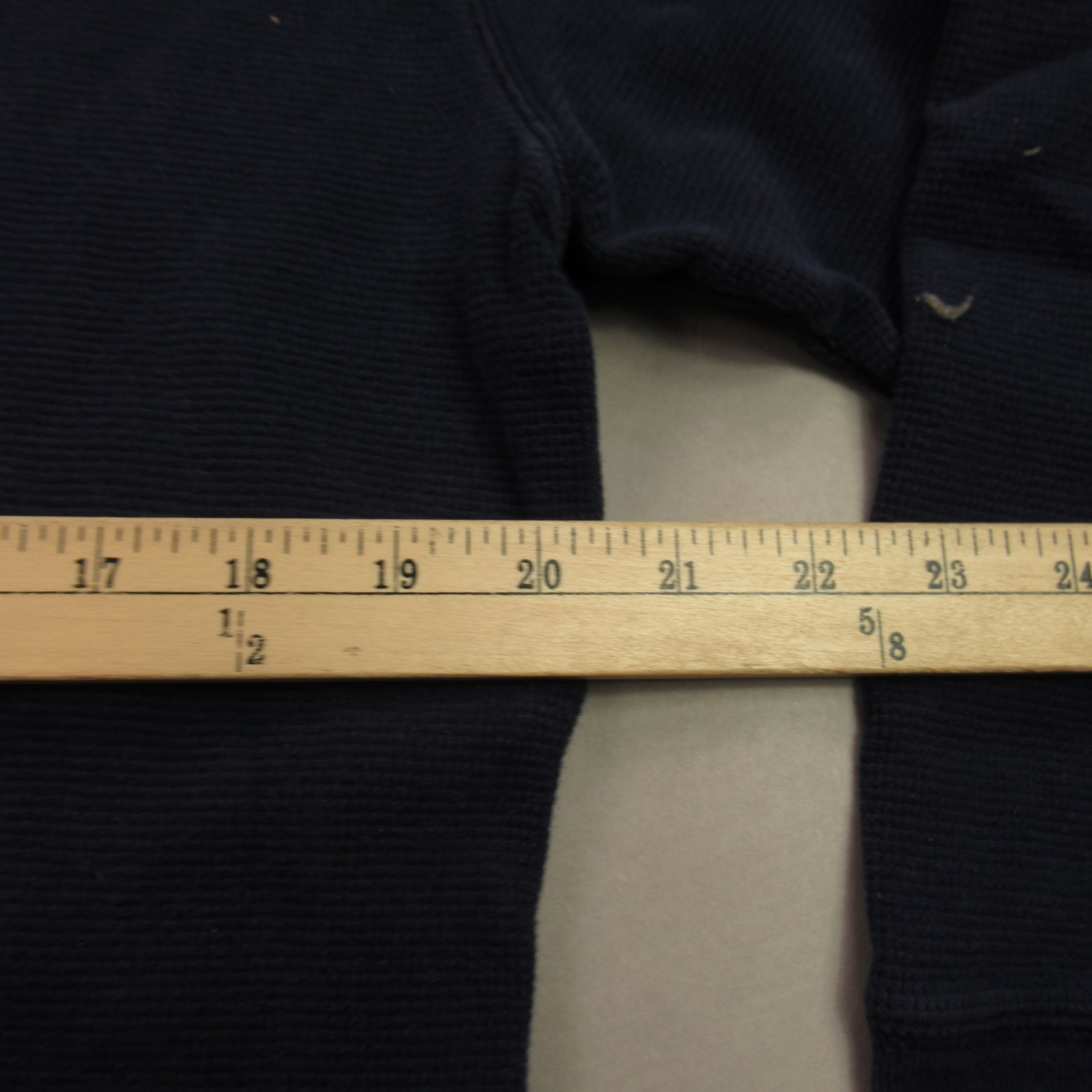 Polo Ralph Lauren Men’s Thermal Waffle Knit Sleepwear Shirt Navy Blue Size L
