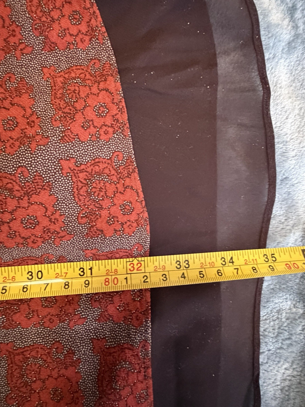 DKNY Vintage 1990s Rayon Skirt Size 14 Made In USA