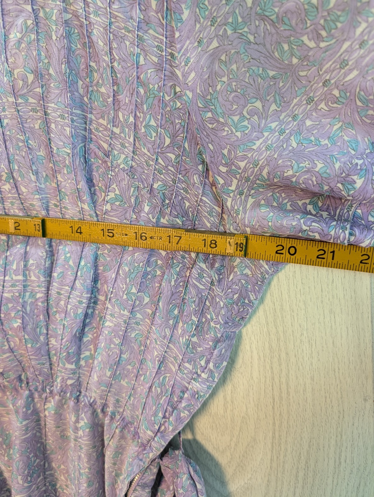 Vintage 50’s-60’s Caldwell Casuals Floral Dress Women’s 100% Bemberg Rayon Yarn