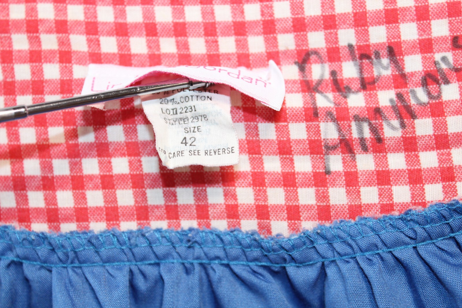 Lindsay Jordan House Dress Snaps Short Sleeves Granny Core 42