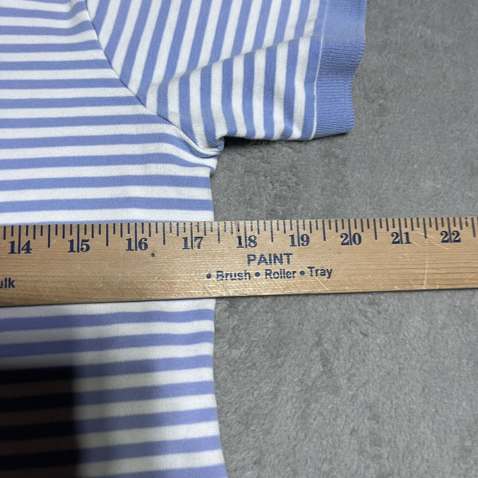 Vintage Carriage Court Polo Shirt Womens Medium Striped Short Sleeve Activewear