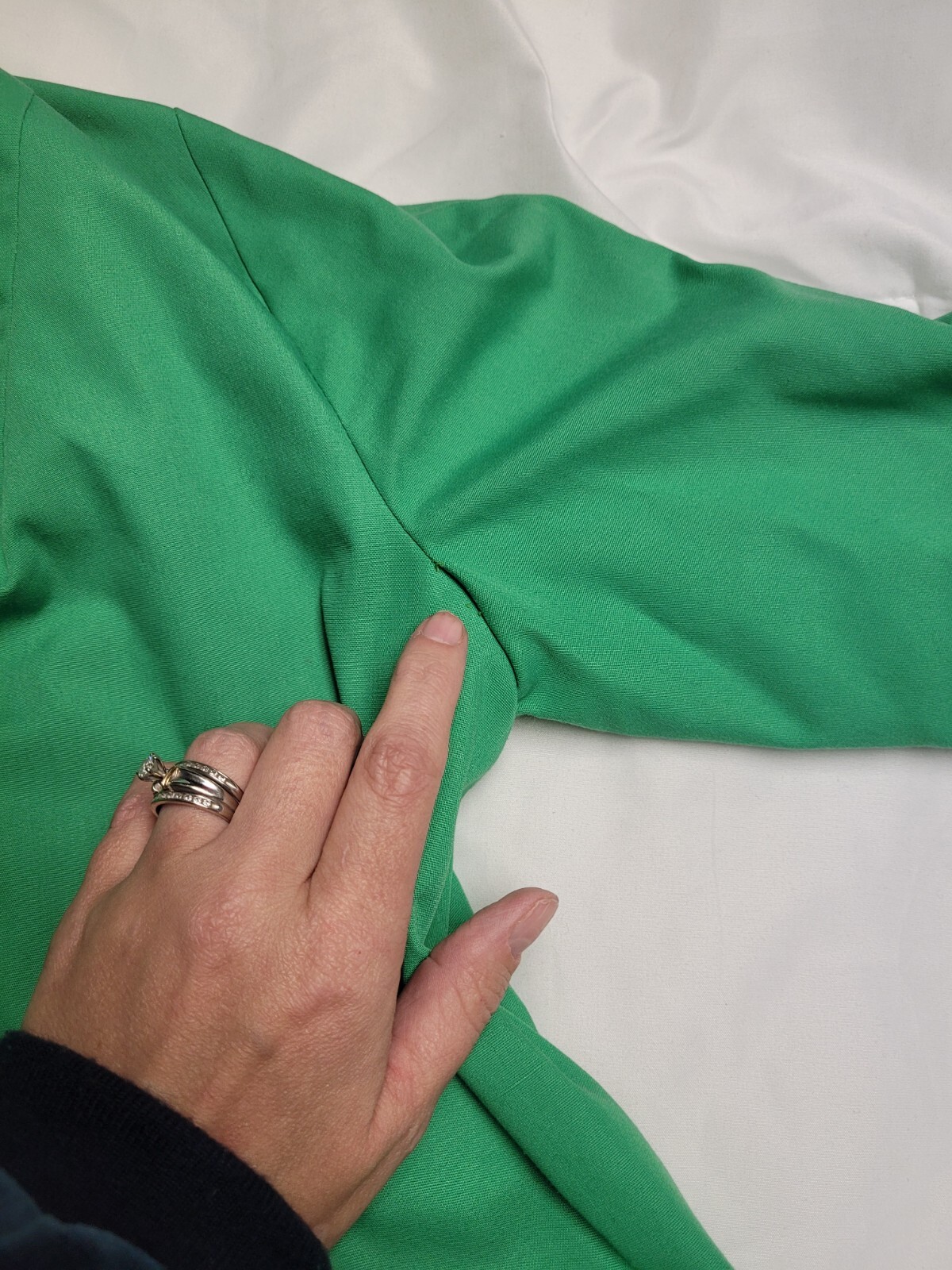 Vtg70s Linedtrench coat Green Currituck Outer Banks Collection by Jerold No Size