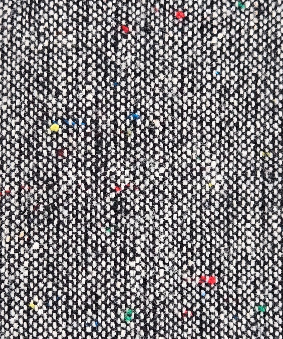 Vtg 90s Blazer Moto Gray Weave Multi Color Specs Silver Studs & Thread M Mishca
