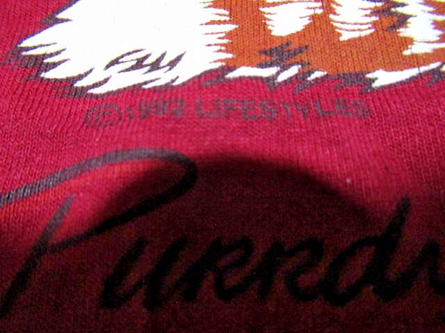 Vtg 1992 Cowboy Cats Elko Nevada T Shirt Youth L 14-16 Hanes Single Stitch Red