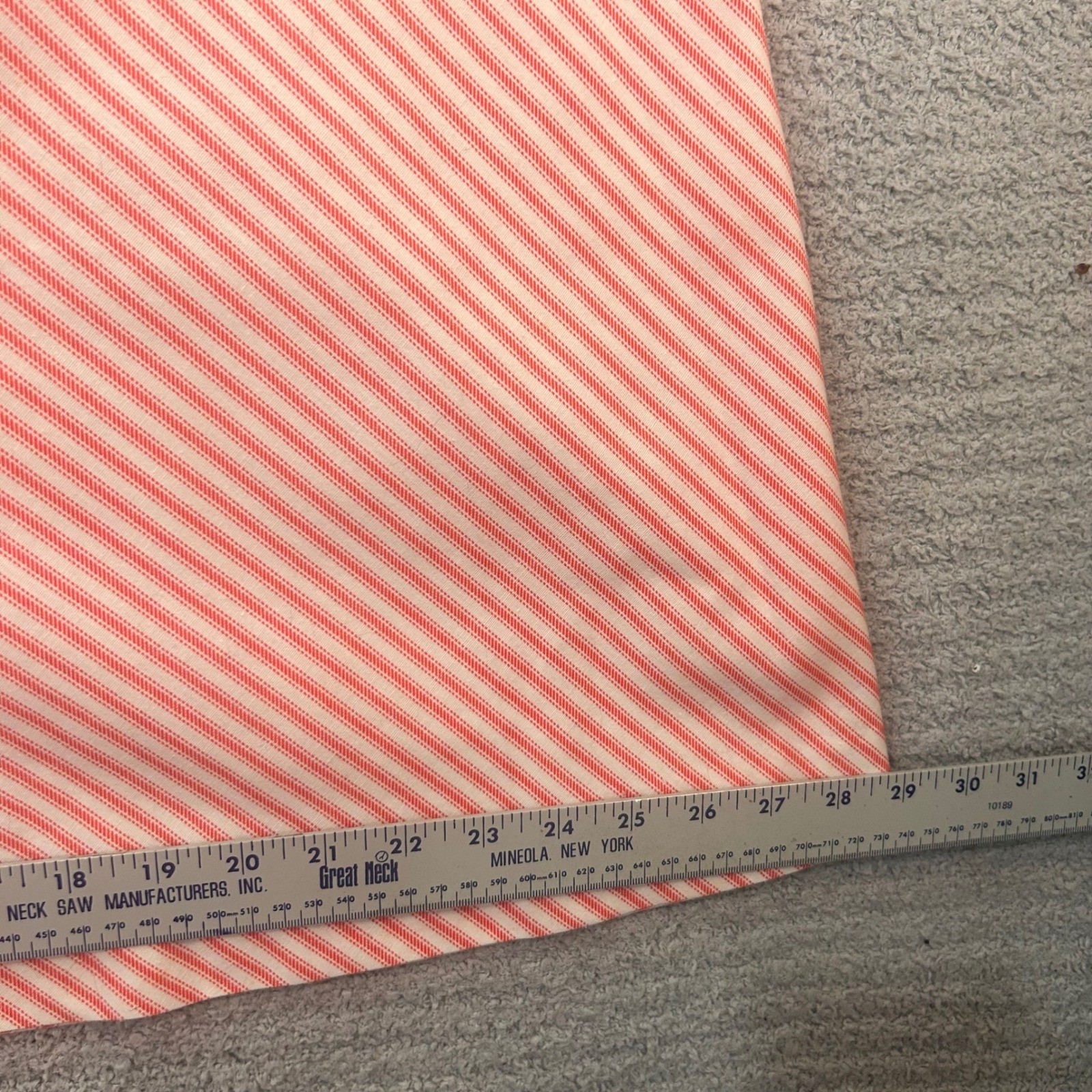 The Kollection Ltd Dress Vintage 70s Pink Stripe Size 8 Mod Retro Preppy Picnic