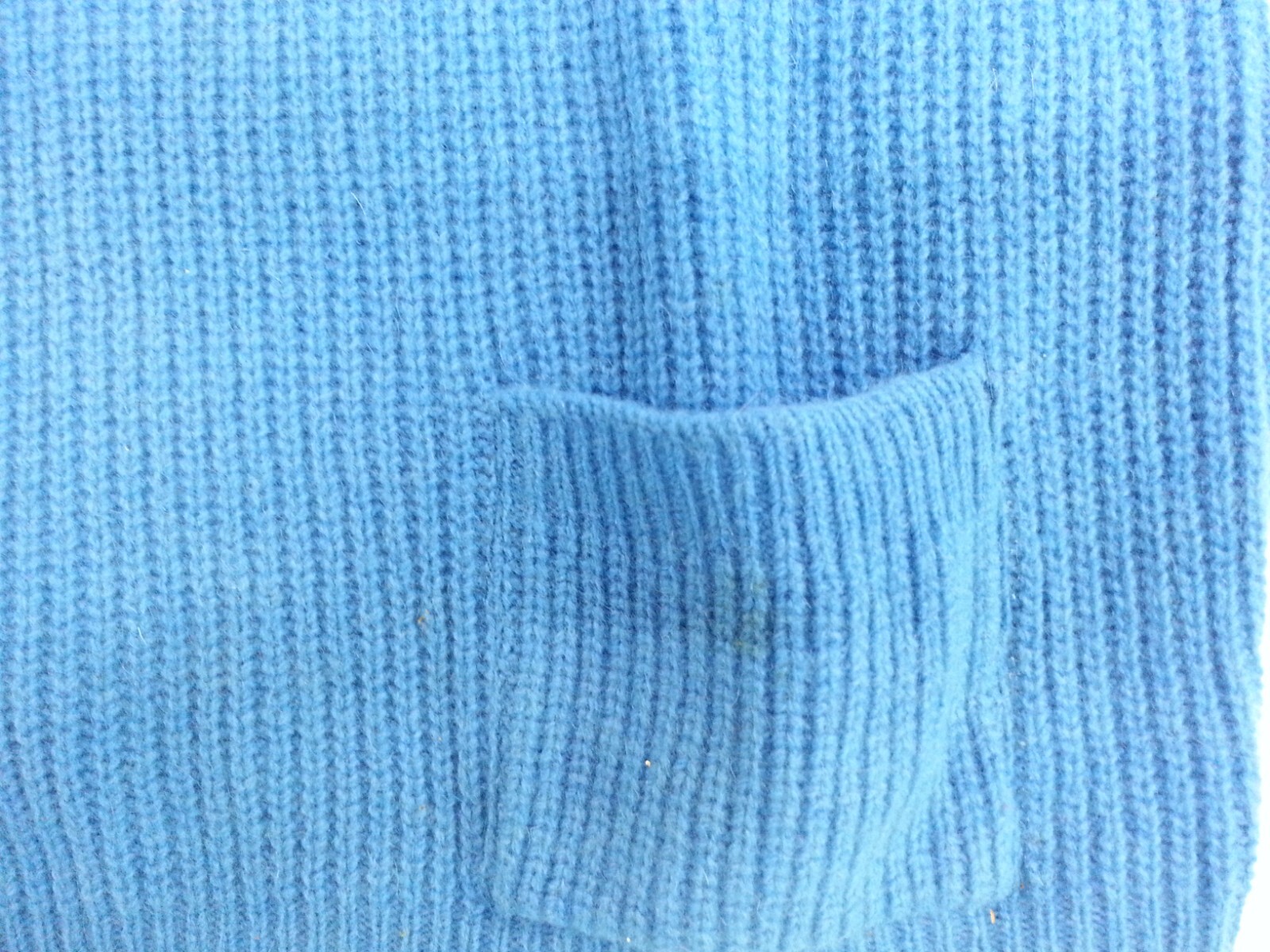 Vtg 1970’s Cunalam 100% Wool Blue Original Bag Select Sportswear Sweater