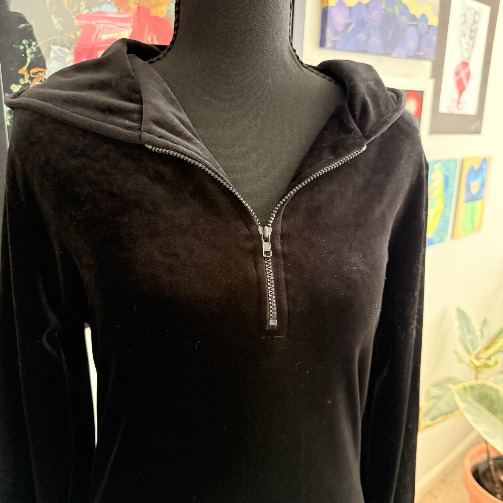 Willi Smith Collection Hooded Dress LARGE Street Couture Gothic Drama Vintage