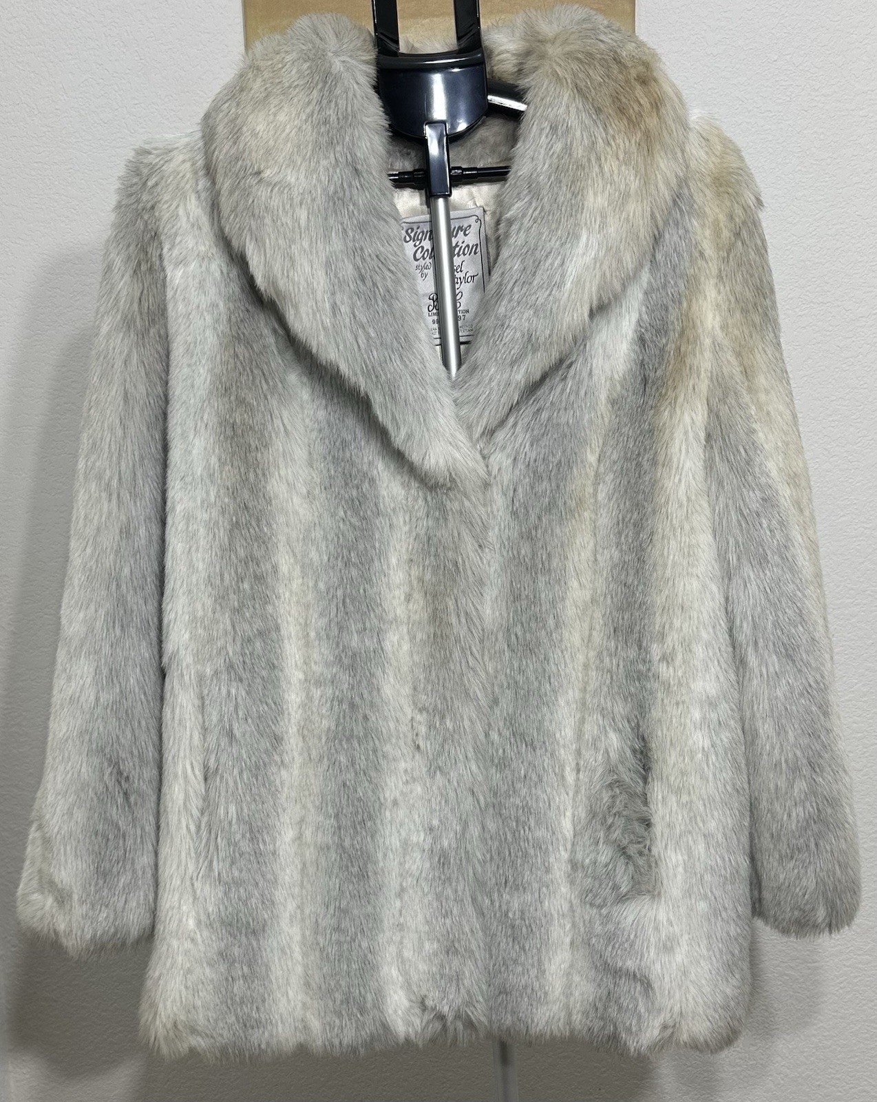 Russel Taylor Vintage Signature Collection Faux Fur Coat. 1950s – 1970s.