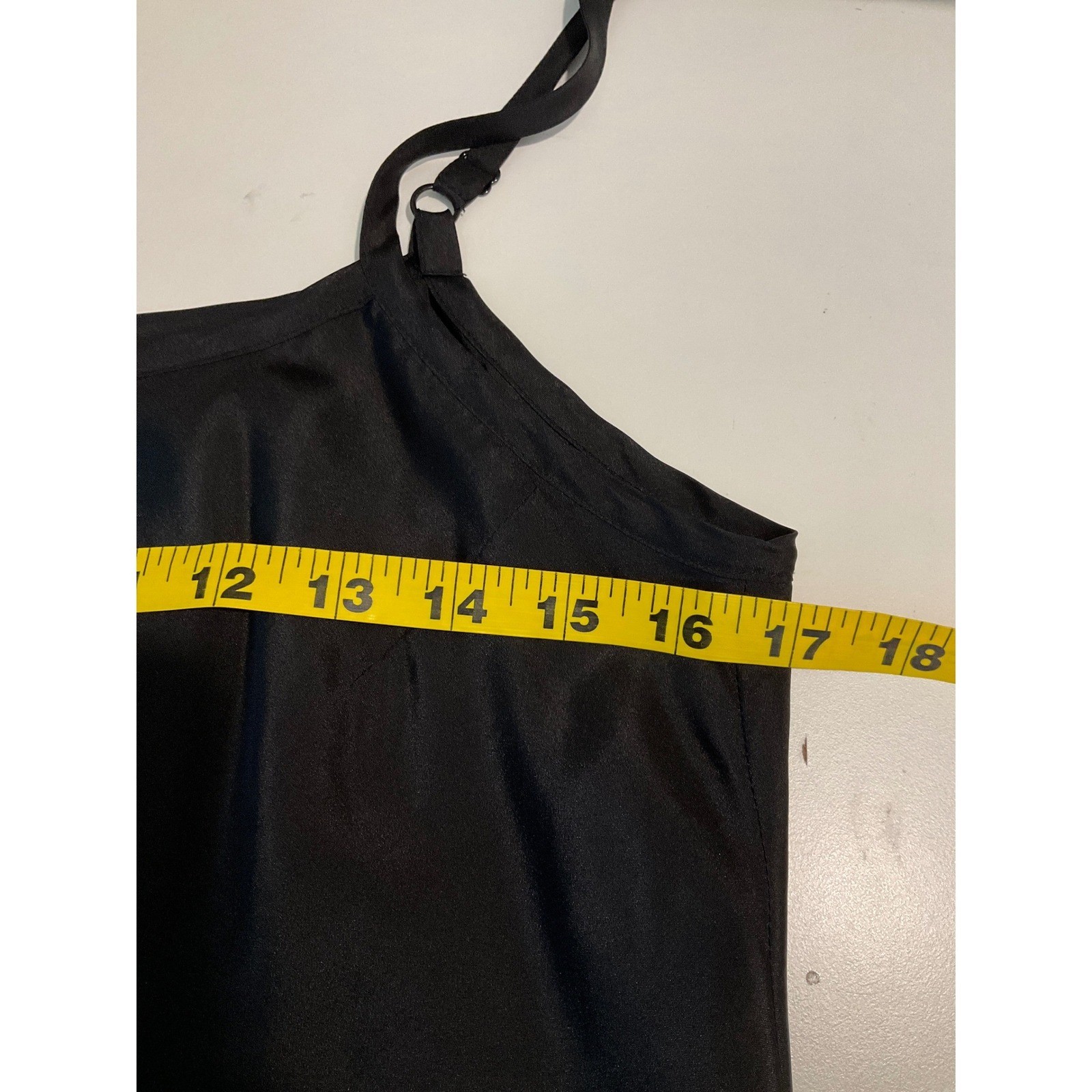 Eileen Fisher 100% Silk Black Cami Top Layering Adjustable Strap Minimalist S