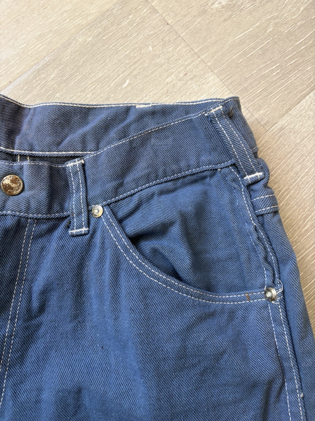 Vintage 60s-70s Blue Sears Jeans Women’s Denim Pants Straight Leg