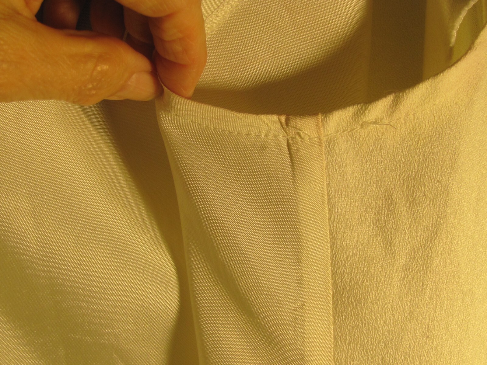 VINTAGE women’s dress vest by Chad Stevens SZ 8 Ivory/cream MADE IN USA
