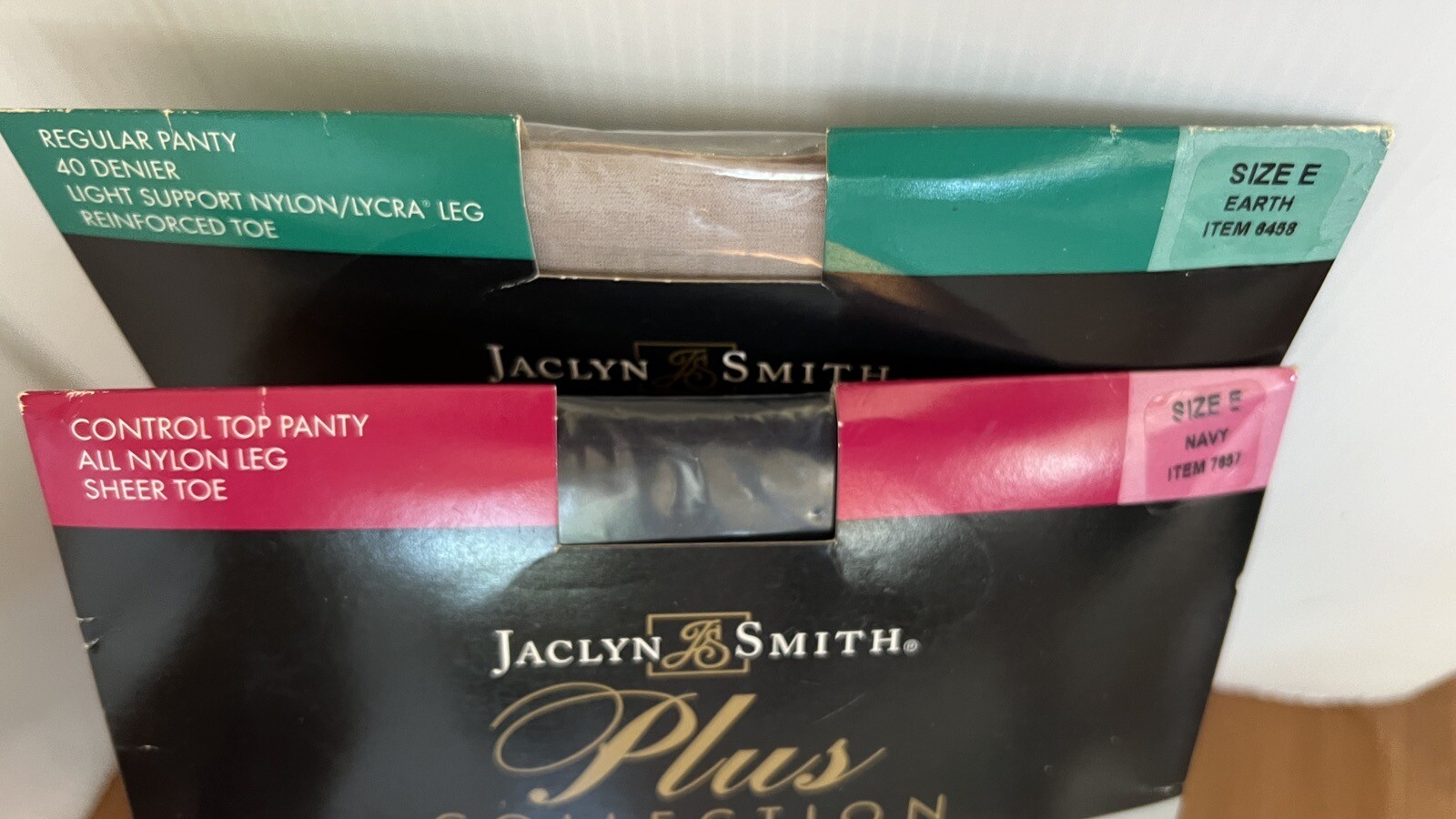 Jaclyn Smith Silky Support Plus Collection Pantyhose Sz E EARTH New Nip