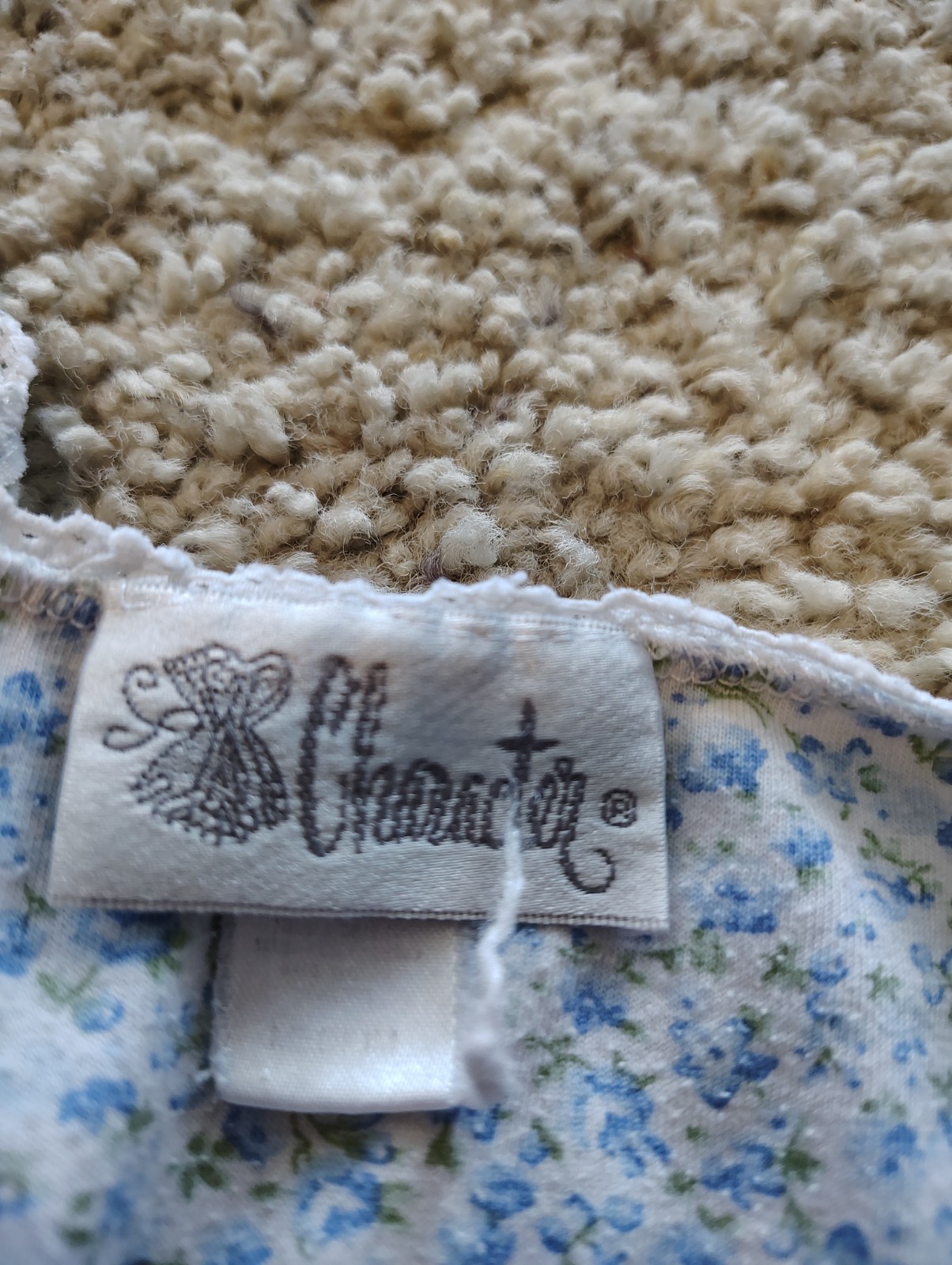 Vintage Granny Gown Cottage Core Floral Lace Women’s M Medium