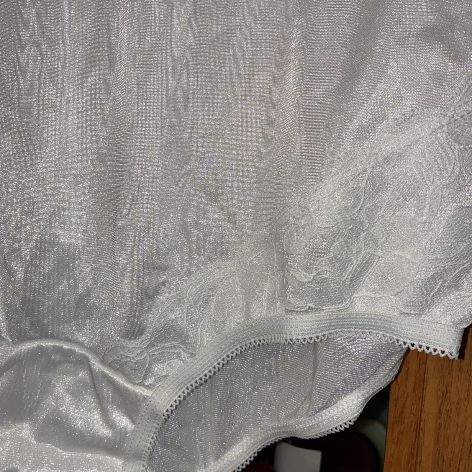 NOS Vintage 1960s Old Granny 8 Panty Panties Mushroom Gusset Nylon Lace Trim