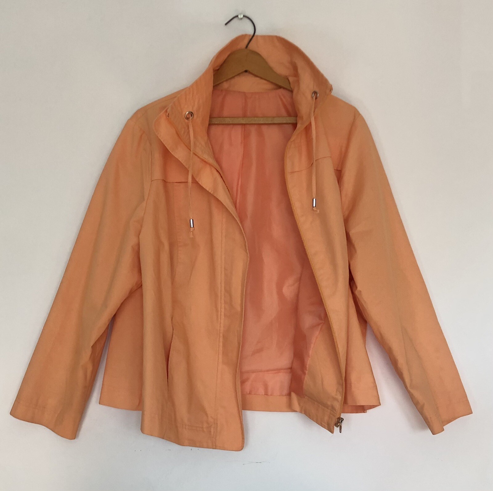 Vintage Faded Pastel Jacket – Stand Up Collar 80s 90s Rare & Unique