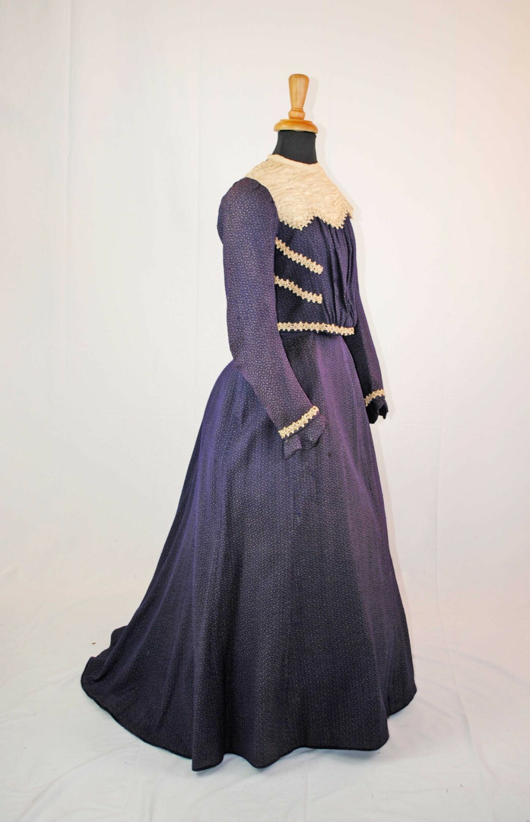 VICTORIAN 2 PIECE VISITING DRESS, 1900s