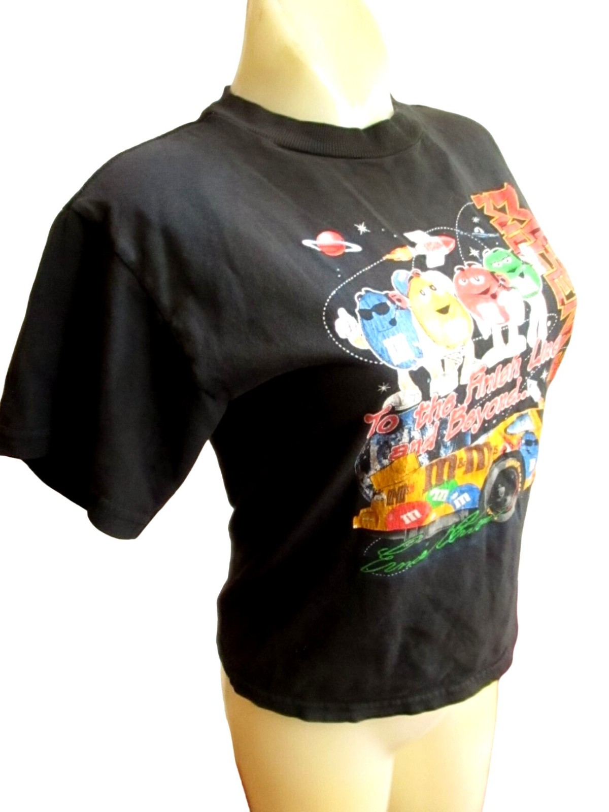 True Vintage Women’s T-shirt XS S Winston Cup 1990s Ernie Irvin #36 M&M’s 1998