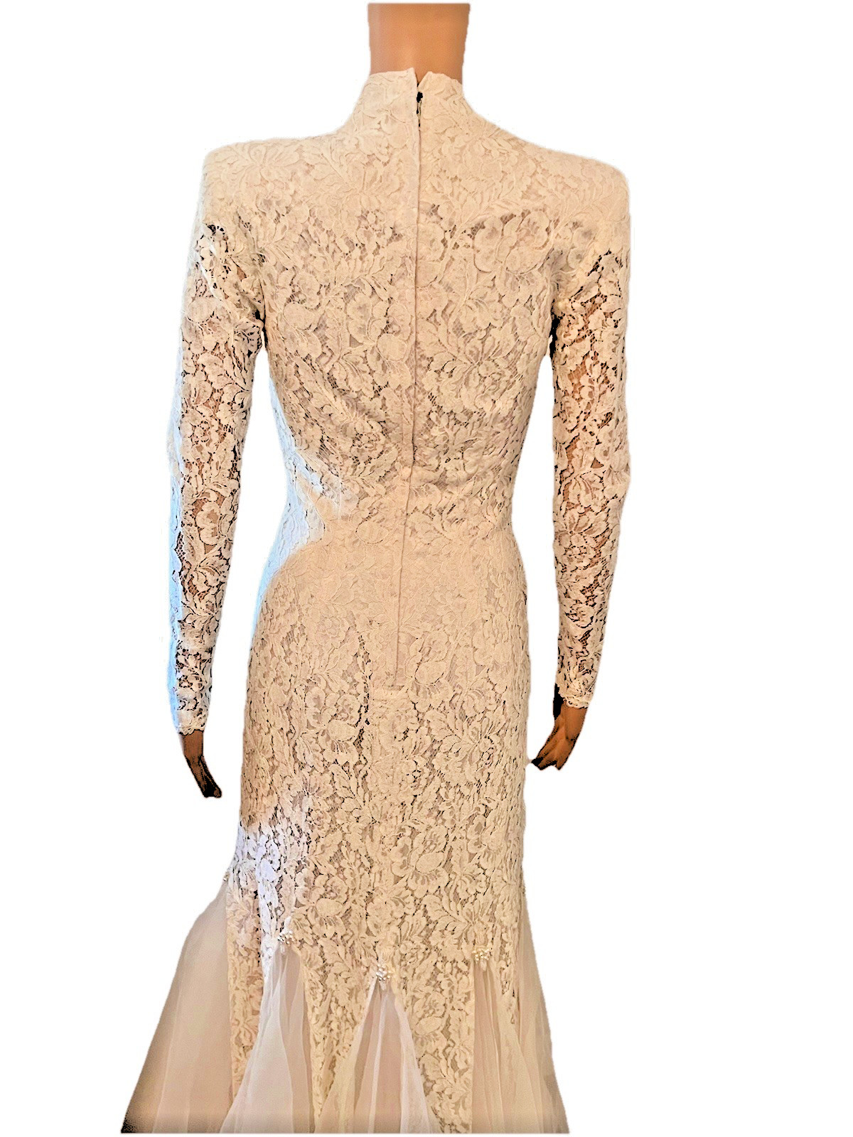 Gorgeous VTG 80s Susan Lane’s Country Elegance Cottagecore Lace Wedding Dress 6