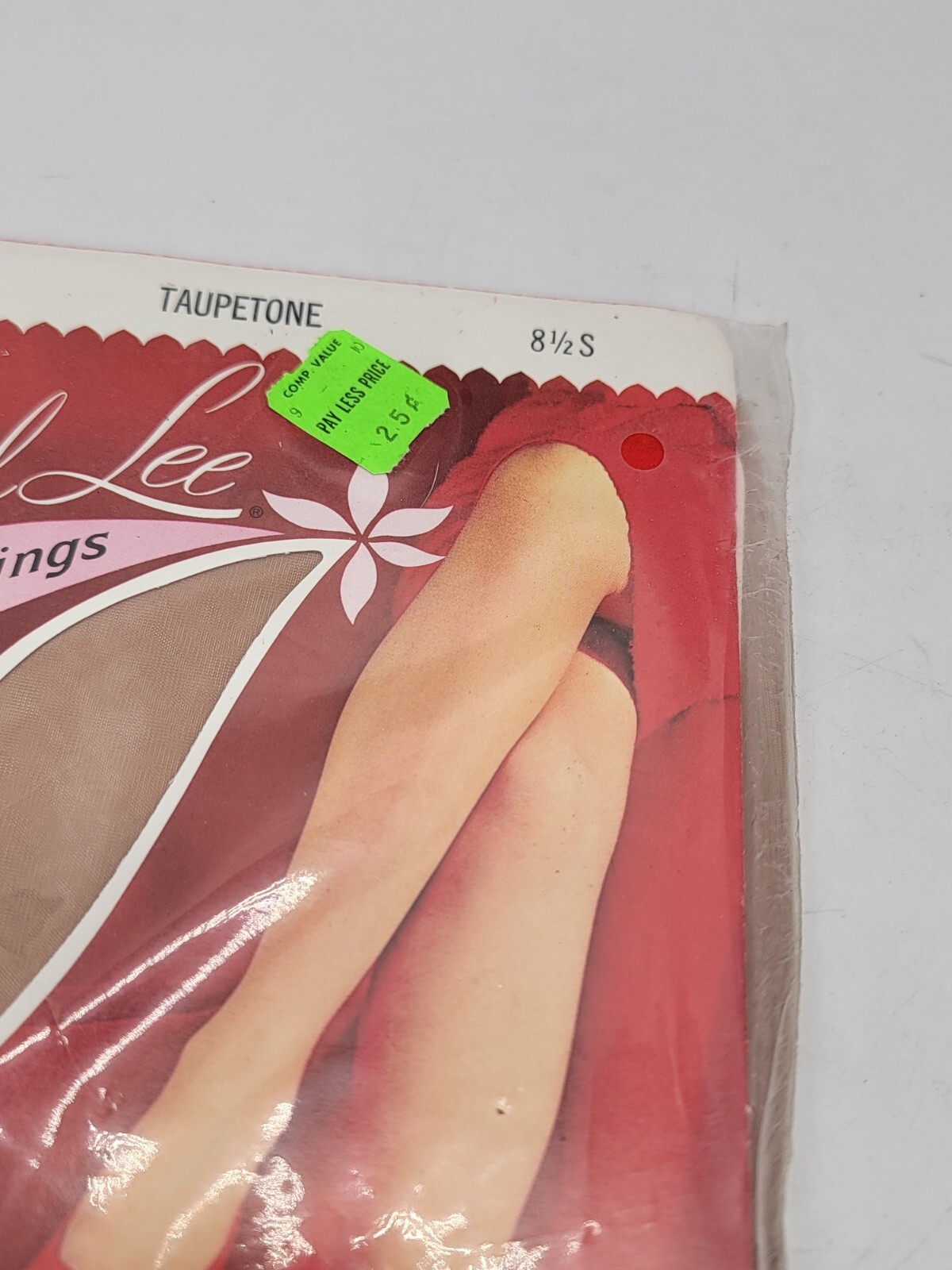 Vintage Marvel Lee Nylon Stockings Taupetone Small 8 1/2 Seamless Regular NEW